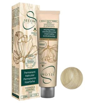 رنگ مو سلوم رنگ بلوند زیتونی خیلی روشن