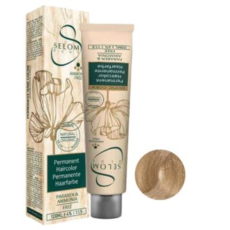 رنگ مو سلوم رنگ بلوند شکلاتی خیلی روشن