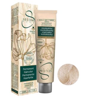 رنگ مو سلوم رنگ بلوند طبیعی فوق العاده روشن