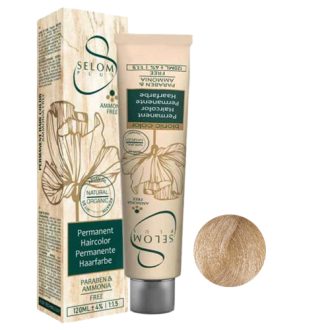 رنگ مو سلوم رنگ بلوند طبیعی گرم خیلی روشن