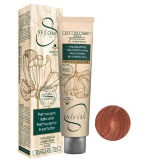 رنگ مو سلوم رنگ بلوند مسی روشن