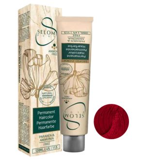 رنگ مو سلوم رنگ قرمز آتشین