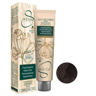 رنگ مو سلوم رنگ قهوه ای تیره