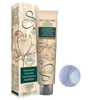 رنگ مو سلوم رنگ نقرآبی