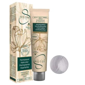 رنگ مو سلوم رنگ نقره‌ای